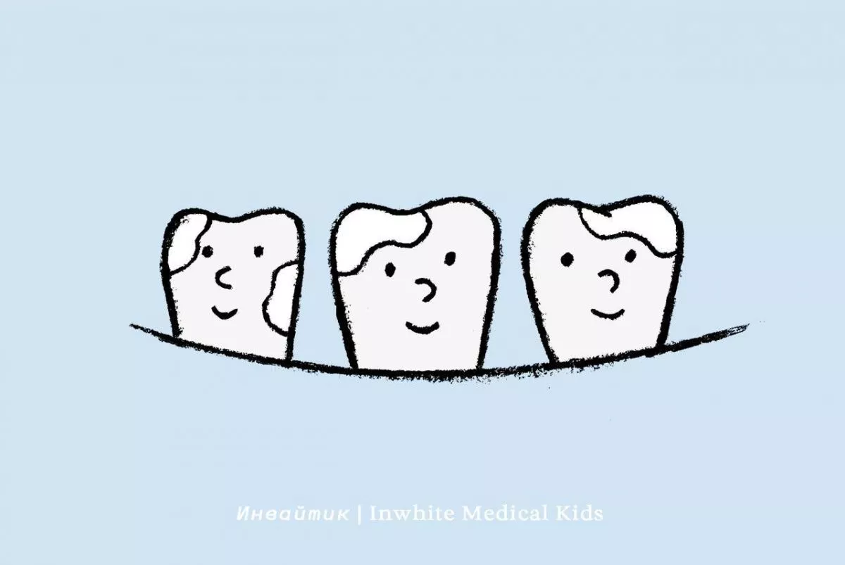 Почему на постоянном зубе появилось пятнышко и как его убрать? 