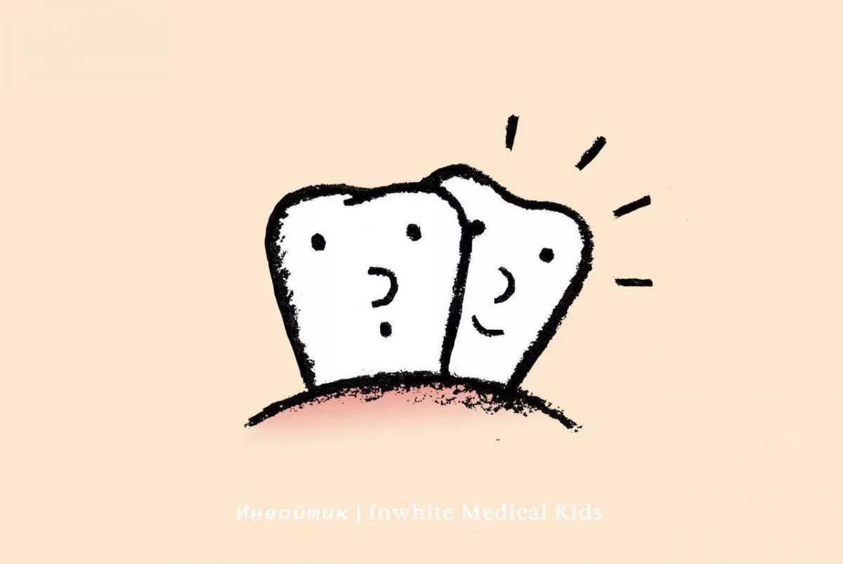 Что делать, если у ребёнка растут зубы в два ряда?