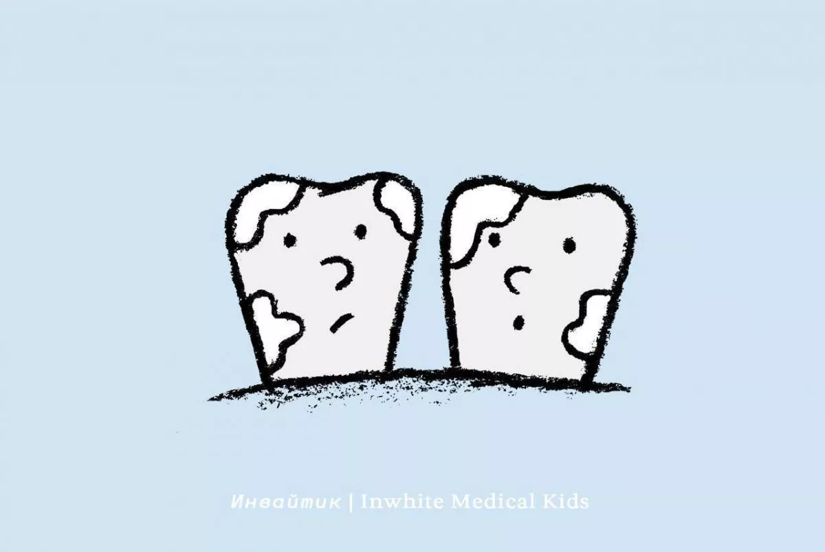 Почему у ребёнка на зубах появились белые пятнышки?